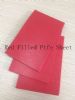red color plastic board/sheet